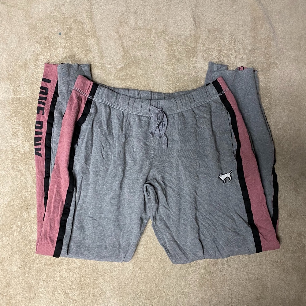 Pink Boyfriend Sweats